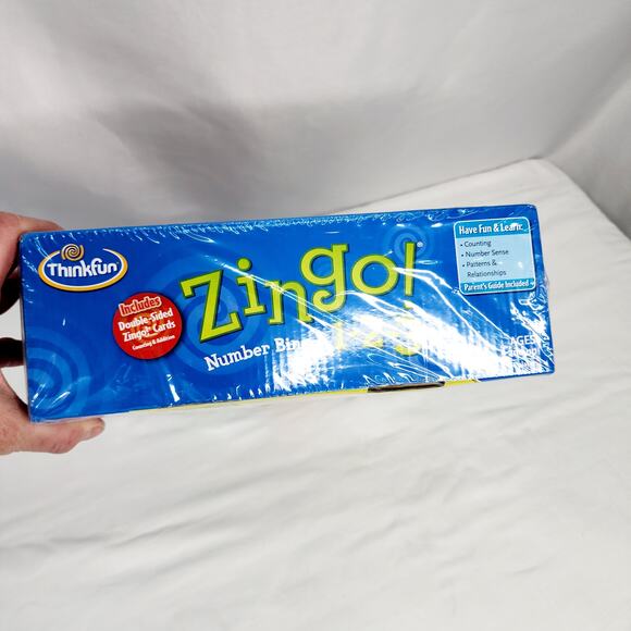 Think Fun Zingo 1-2-3 Number Bingo Kids Game Ages 4 and up 2-6 Players-New - Picture 9 of 9